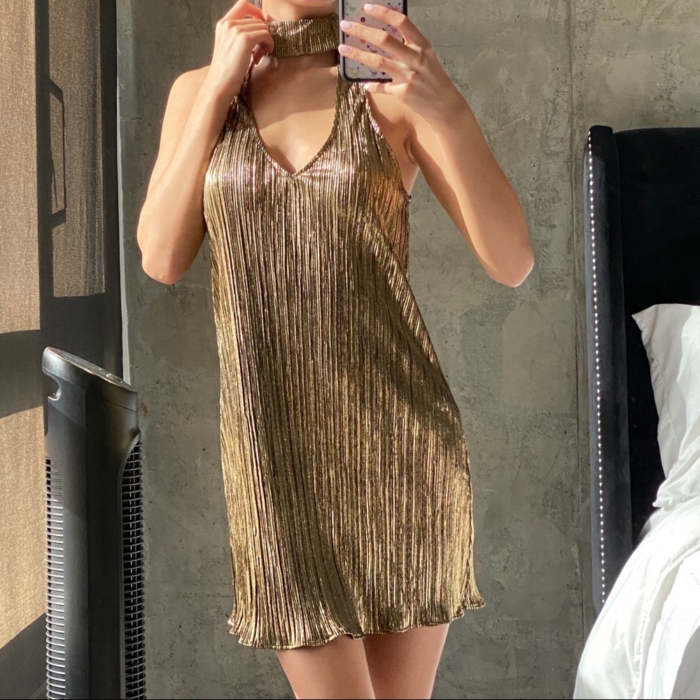 Golden dress